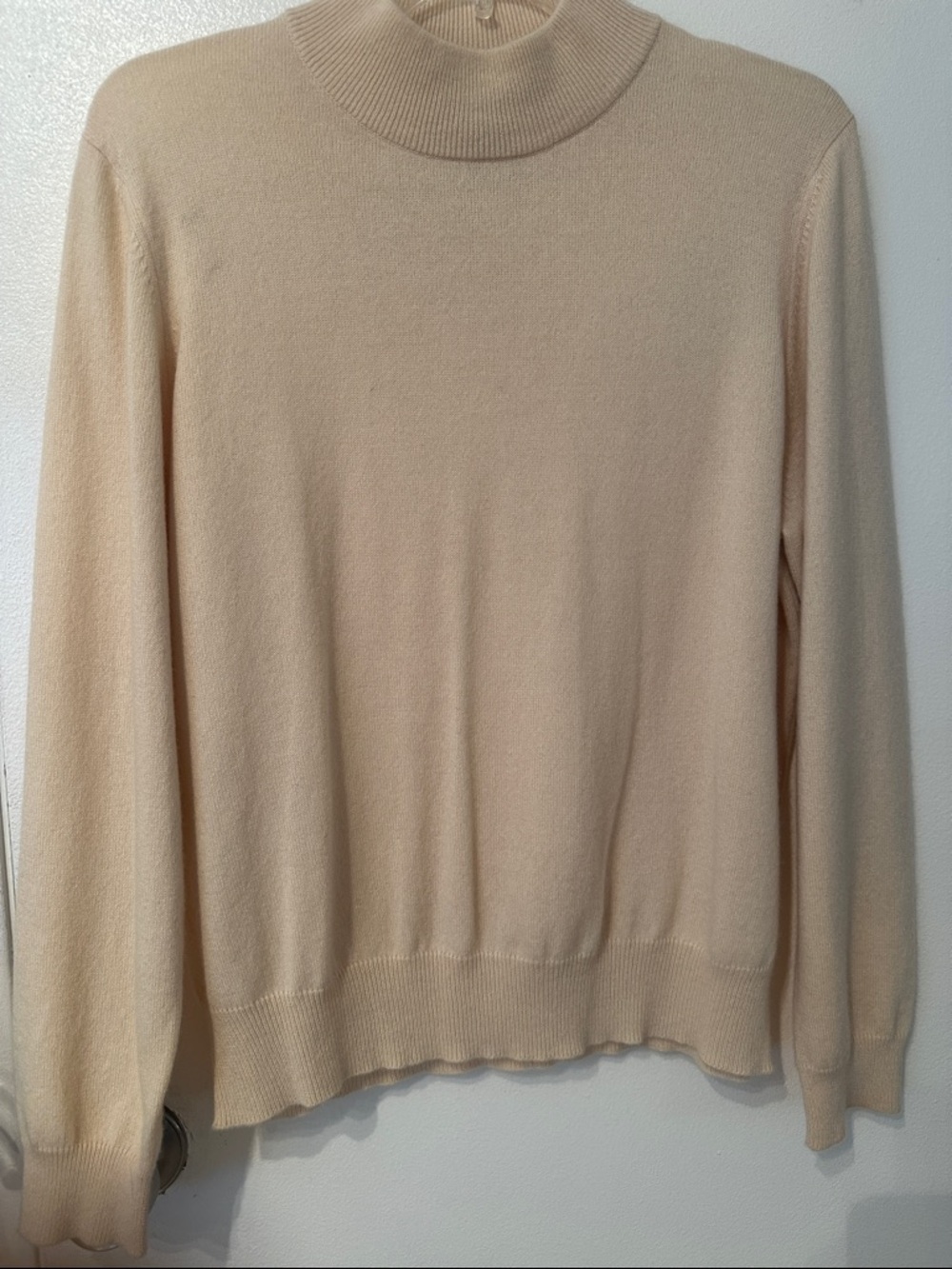 Charter Club Cream Turtleneck Sweater